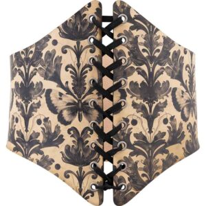 Gothic Entomology Leather Waist Cincher