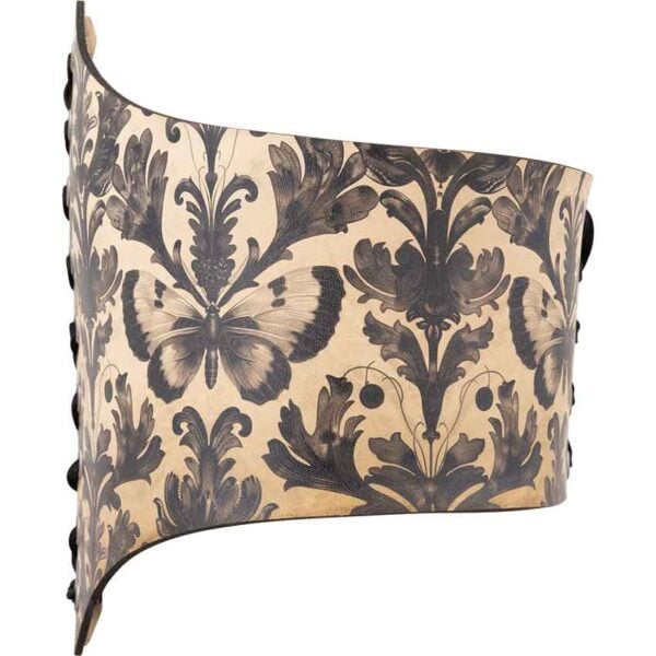 Gothic Entomology Leather Waist Cincher