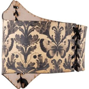 Gothic Entomology Leather Waist Cincher