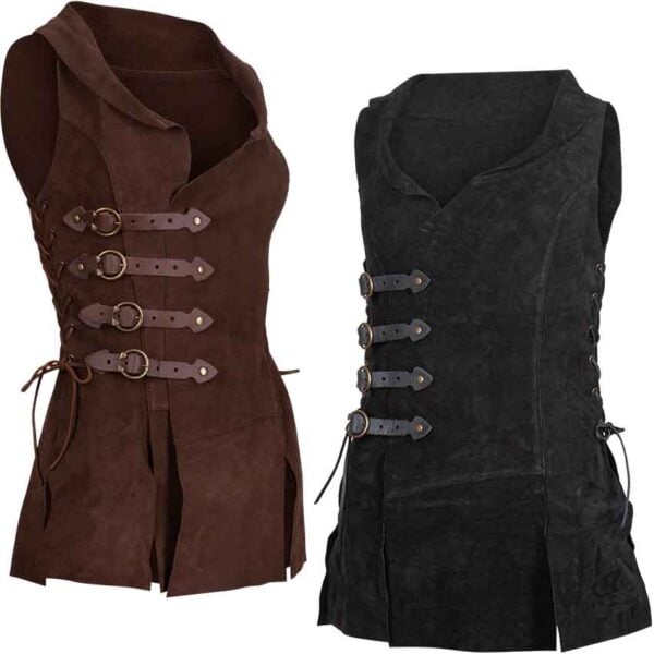 Brava Womens Leather Vest