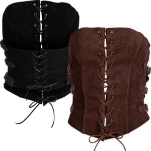 Evelina Suede Corset
