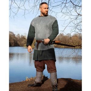 Berengar Sleeveless Steel Chainmail Hauberk