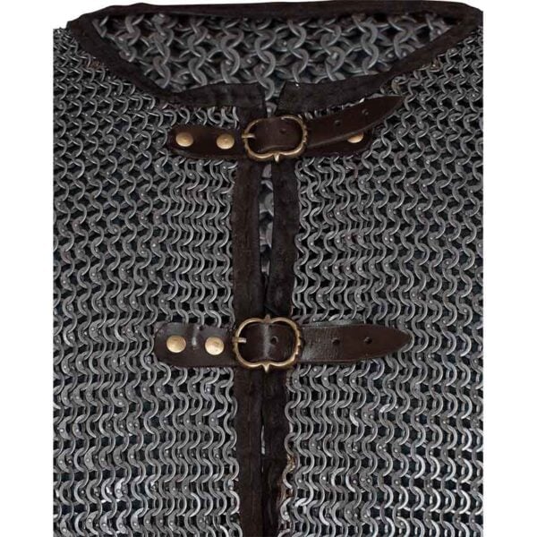 Berengar Riveted Oiled Chainmail Jacket