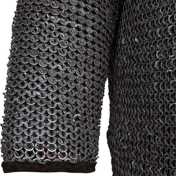 Berengar Riveted Oiled Chainmail Jacket