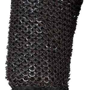 Berengar Riveted Blackened Chainmail Jacket