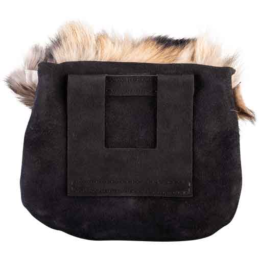 Canis Raccoon Fur Belt Bag