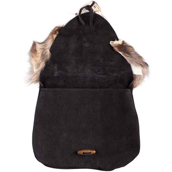 Canis Raccoon Fur Belt Bag