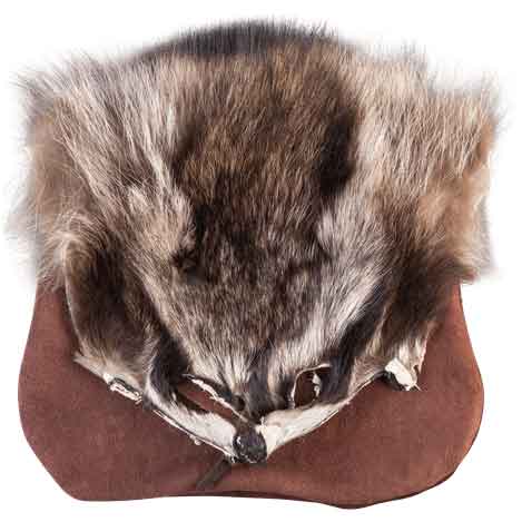 Canis Raccoon Fur Belt Bag