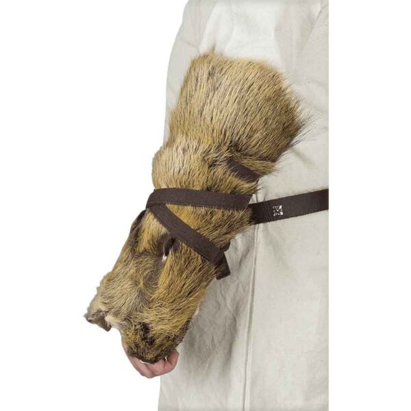 Farald Padded Fur Bracers