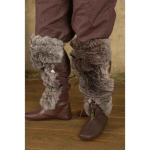 Rabbit Fur Leg Wraps