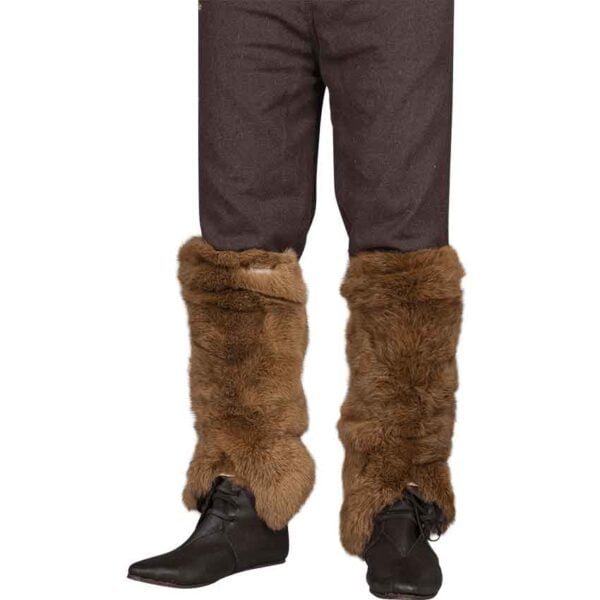 Rabbit Fur Leg Wraps