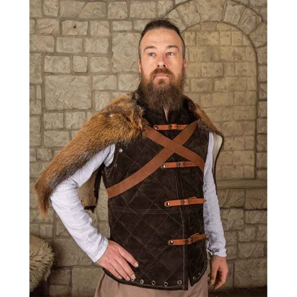 Leif Nutria Fur Mantle