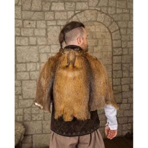 Leif Nutria Fur Mantle