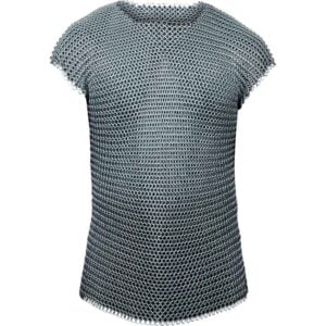 Richard Sleeveless Steel Chainmail Shirt