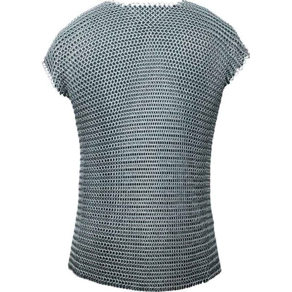 Richard Sleeveless Steel Chainmail Shirt