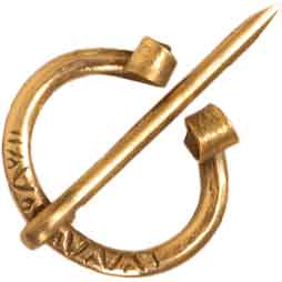 Sibylle Small Brass Brooch