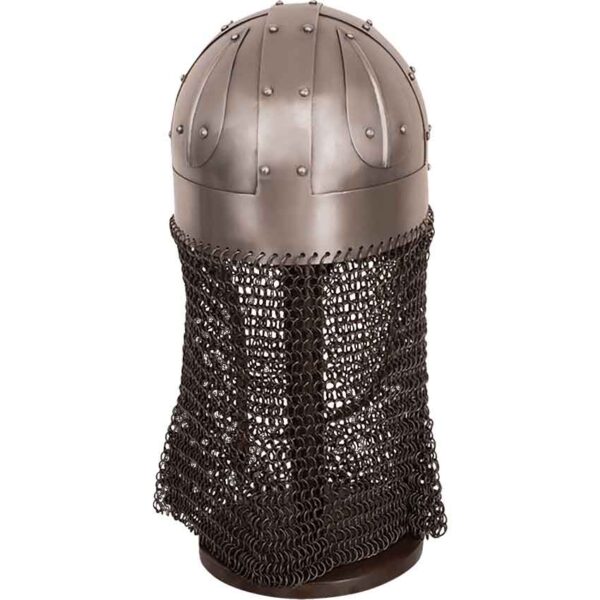 Ulfrik Steel Viking Helmet with Aventail