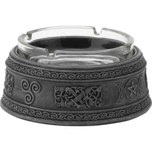 Round Wiccan Pentagram Ashtray