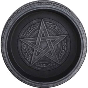 Round Wiccan Pentagram Ashtray