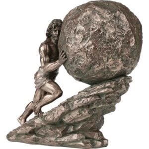 Sisyphus Eternal Punishment Statue