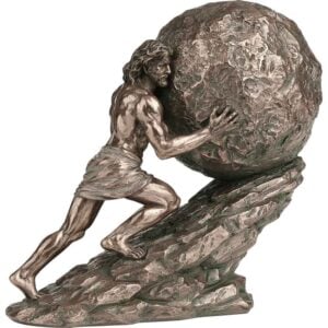 Sisyphus Eternal Punishment Statue