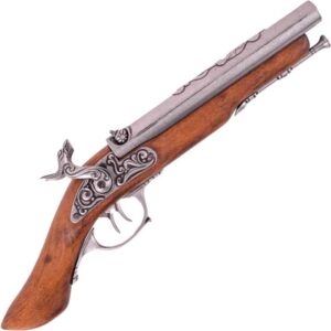 19th Century Double Barrel Pirate Pistol