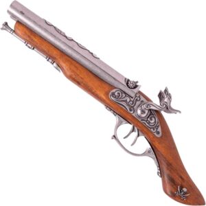 19th Century Double Barrel Pirate Pistol