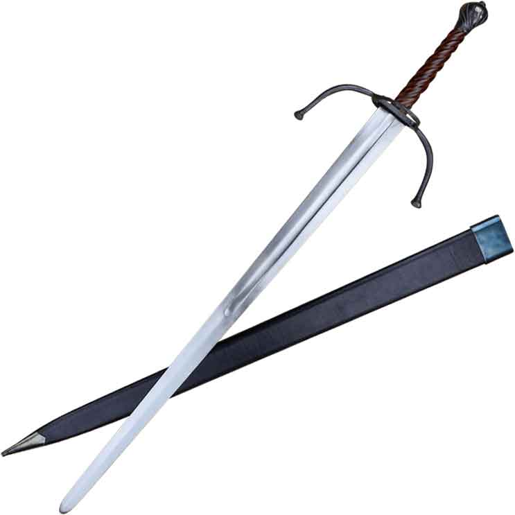 German Longsword with Twisted Wood Grip