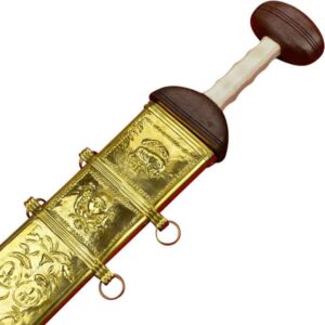 Roman Mainz Gladius with Brass Plated Scabbard