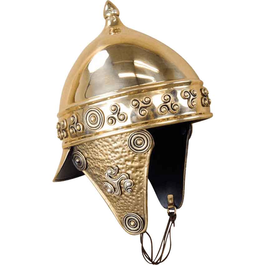 Brass Celtic Montefortino Helm