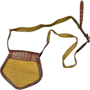 Adventurer Leather and Canvas Shoulder Pouch