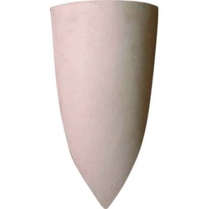 Large Unpainted Medieval Wooden Shield