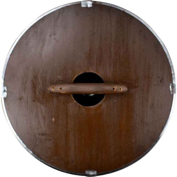 Viking Shield with Norse Serpent Knotwork