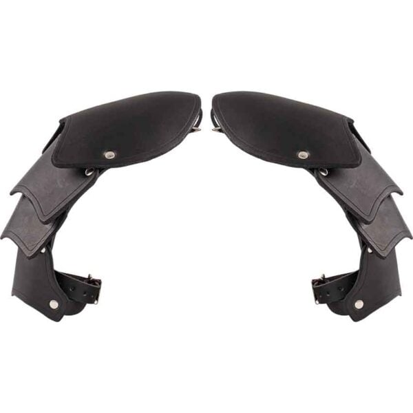 Solomon Leather Pauldrons