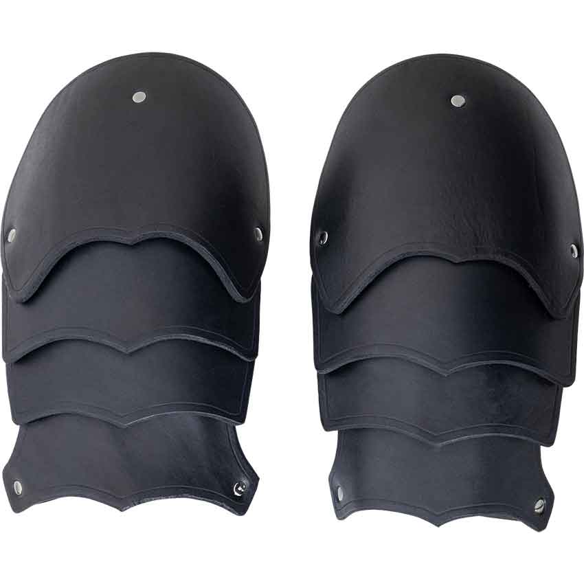 Solomon Leather Pauldrons