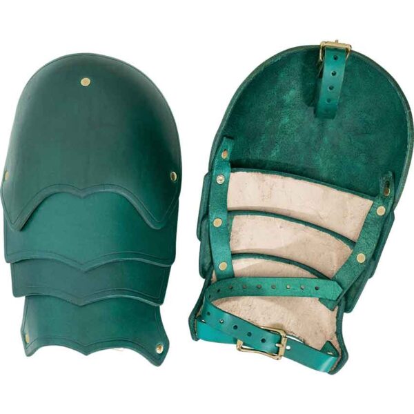 Solomon Leather Pauldrons