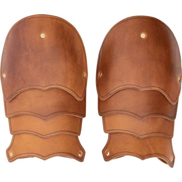 Solomon Leather Pauldrons