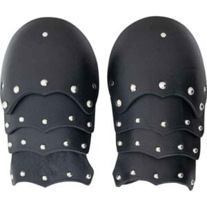 Solomon Studded Leather Pauldrons