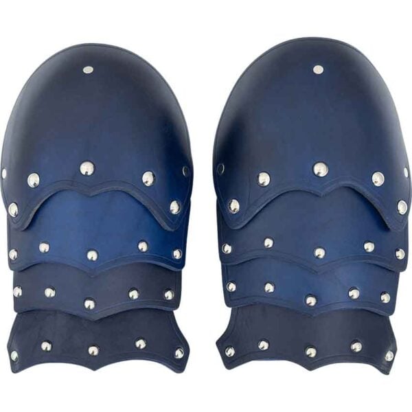 Solomon Studded Leather Pauldrons