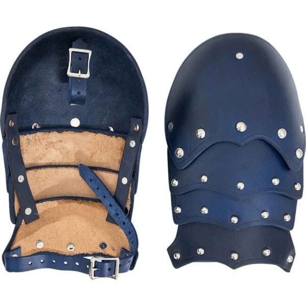 Solomon Studded Leather Pauldrons