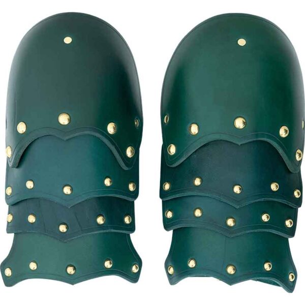 Solomon Studded Leather Pauldrons
