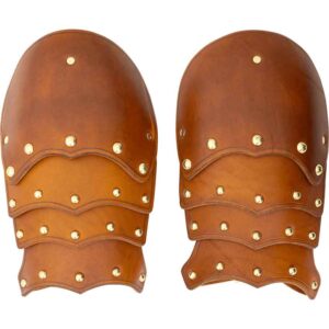 Solomon Studded Leather Pauldrons