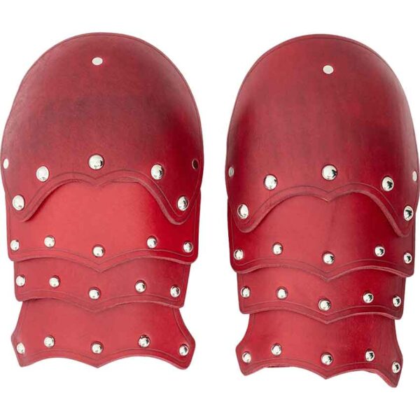 Solomon Studded Leather Pauldrons