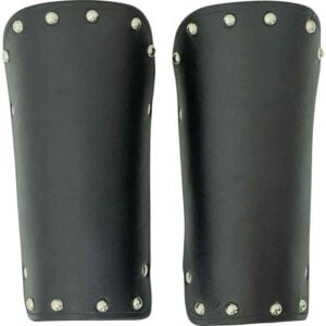 Solomon Studded Leather Arm Bracers