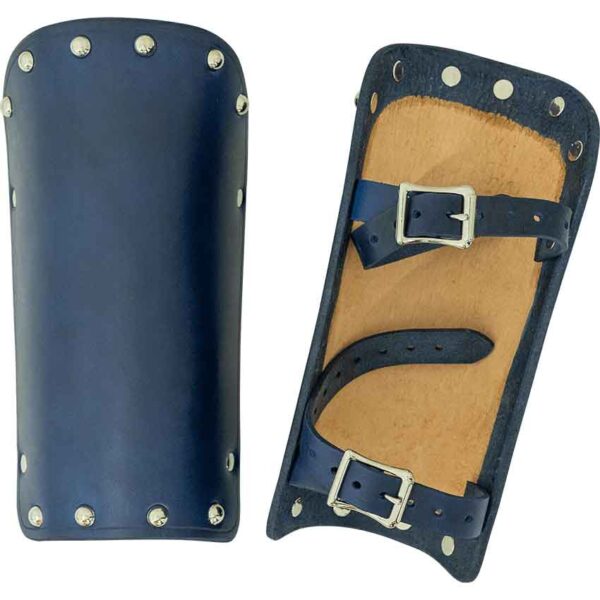 Solomon Studded Leather Arm Bracers
