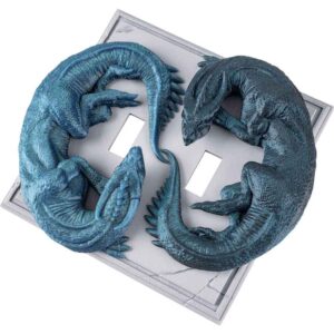 Dual Dragon Light Switch Cover
