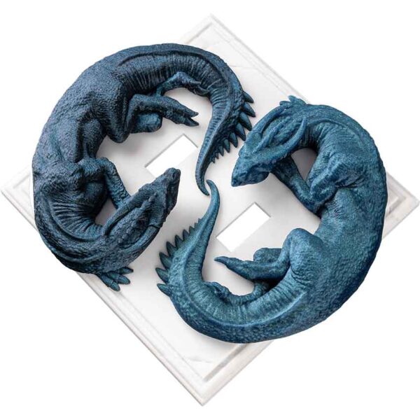 Dual Dragon Light Switch Cover