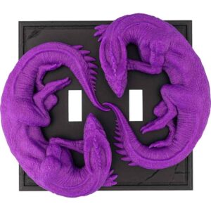 Dual Dragon Light Switch Cover