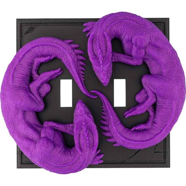 Dual Dragon Light Switch Cover