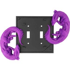 Dual Dragon Light Switch Cover